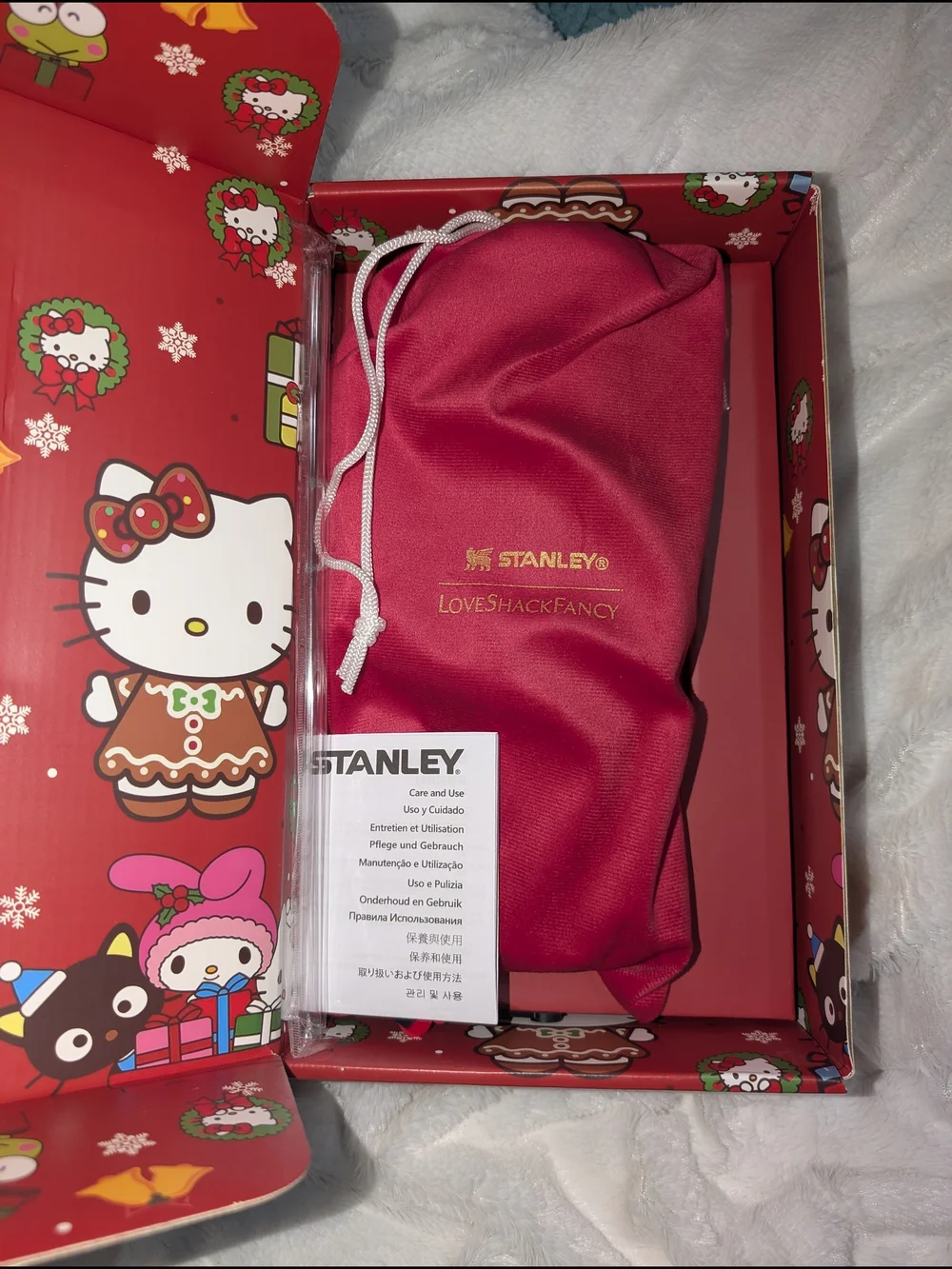 Stanley Red Hello Kitty Holiday Travel Mug